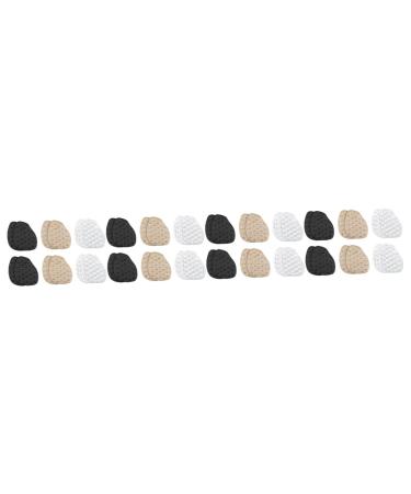 FRCOLOR 24 Pairs High Heels Forefoot Pad Forefoot Pads Women Shoe Pads for High Heels Foot Protection Insoles Foot Pads for Heels Belly Beads Anti-Slip Insole Pad Half Size Pad Soft Gel