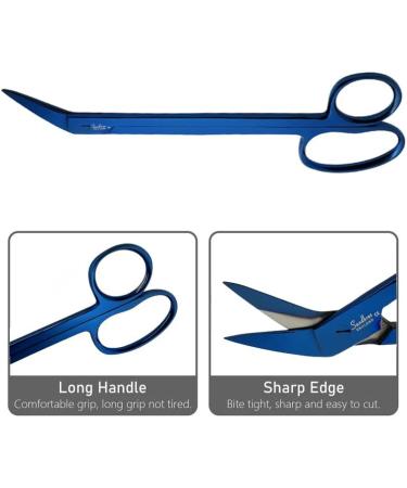 Long Handled Toenail Clippers for Thick Nails 7.5" Angled Tip Long Handled Nail Scissors for Toenails Heavy Duty Long Handled Toenail Scissors for Thick Nails Podiatry Tools for Elderly Back Pain - Buy Online on GoSupps.com