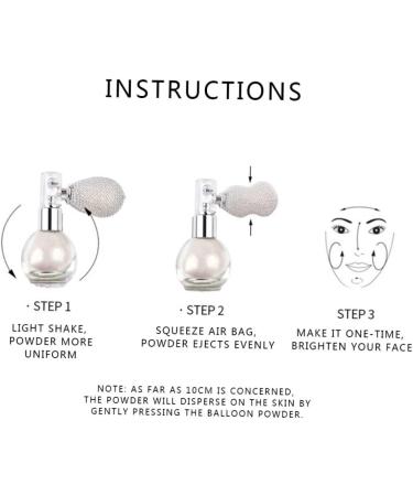 Healvian 16 Pcs Body Powder Spray Eyeshadow Pressed Powder Spray Highlighter Powder Spray Face Powder Plastic - Buy Online on GoSupps.com