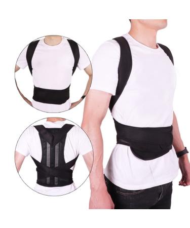 n/a Adjustable Back Posture Corrector Shoulder Lumbar Spine Brace Support Belt Health Care for Men Women Unisex (Color : Black Size : XXXL code) Handmade Full moon lofty ambition - Buy Online on GoSupps.com