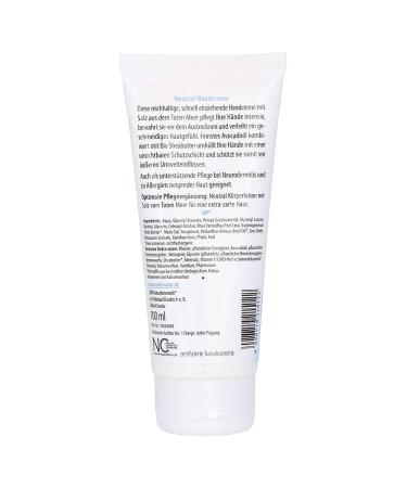 CMD Neutral Hand Cream with Dead Sea Salt | 50ml Organic Vegan Natural Cosmetics - International Shipping Available - Buy Online on GoSupps.com