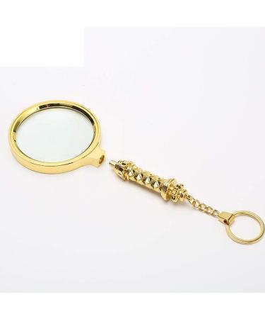 Handheld Magnifier Metal Handle Pocket Magnifier Large 80 Mm 10X Zoom in Lens Sturdy Metal Neck and Rim Quality Real Glass Precision Lens Magnifier Good Times - Buy Online on GoSupps.com