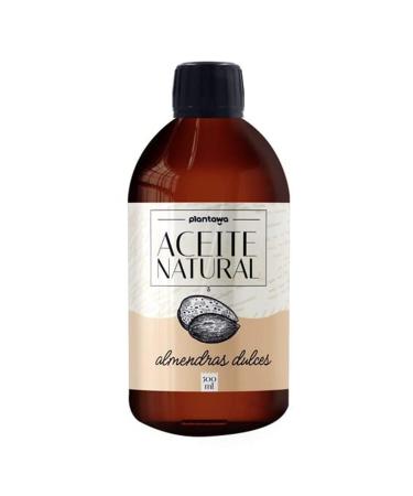 Sweet almond oil 500 ml versatile moisturizing for body skin nails hair vitamin E cold -pressed brown 500 ml