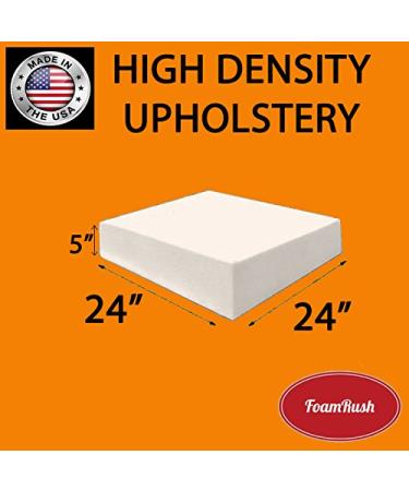 20 X 20 Charcoal High Density Upholstery Foam Cushion, Foam