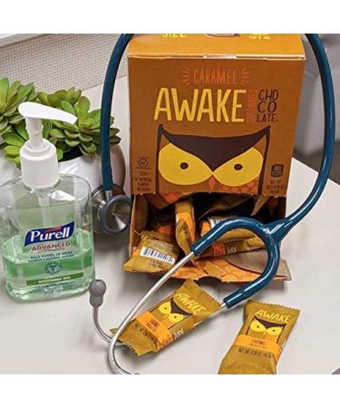 AWAKE Caffeinated Chocolate Bites - Caramel Energy Snack (50 Count) - Buy Online on GoSupps.com