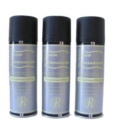 My Secret Hair Enhancer Ultrasilver/White 5 Ounce - 3 Cans