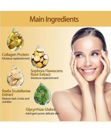 30 Pair Collagen Crystal 24k Gold hydrating Under Eye Gel Face Mask for Anti Aging Wrinkle Dark Circles Puffy Eyes Vegan & Cruelty-Free Self Skincare Day & Night Treatment - Buy Online on GoSupps.com