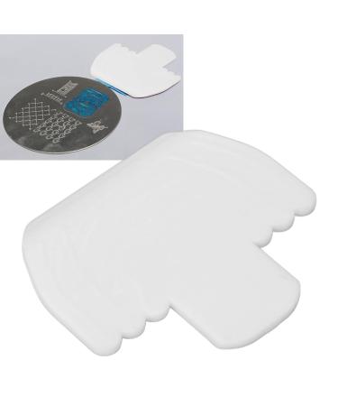Nail Art Stamper & Scraper - Plastic Manicure Tools for DIY Nail Decor (White) | International Shipping - Buy Online on GoSupps.com