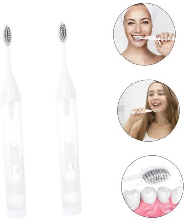 Mobestech Children's Portable Toothbrush Set - 2PC Mini Travel Soft Bristle Toothbrushes for Kids & Adults | Perfect Hiking & Travel Companion - Buy Online on GoSupps.com
