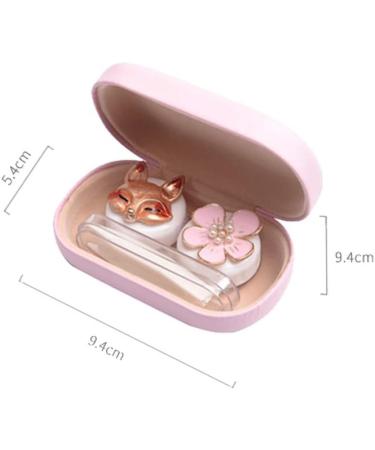 Buy Cute Optometry Lens Containers | Portable Double Storage Contact Lens Box - Color A - Buy Online on GoSupps.com