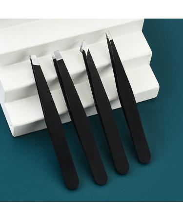 4 Pieces Professional Hair Removal Tweezers Women's Eyebrow Epilator Professional Eyebrow Tweezers Eyebrow Tweezers Eyebrows Beauty and Makeup - Buy Online on GoSupps.com