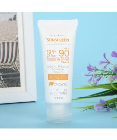 40 Ml Sun Cream SPF50++ Moisturizing Sun Milk Face and Neck Whole Body Protection Against UV Rays Sun Screen Block Moisturizing and Whitening - Buy Online on GoSupps.com