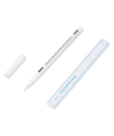 10pcs Waterproof Eyebrow Marker Pen Skin Marker for Eyebrow Positioning and Brow Marker