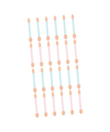 Ipetboom 48 Pcs Makeup Eyeshadow Brush Sponge Eyeshadow Blending Brush Eyeshadow Brush Kit Plate Mix