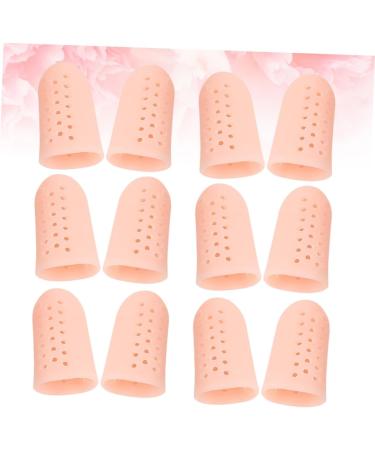 CLISPEED High Heel Protectors 18 Pairs/12pcs Silicone Gel Toe Sleeve Anti-Friction Cover Skin Color - Protection Supplies - Buy Online on GoSupps.com
