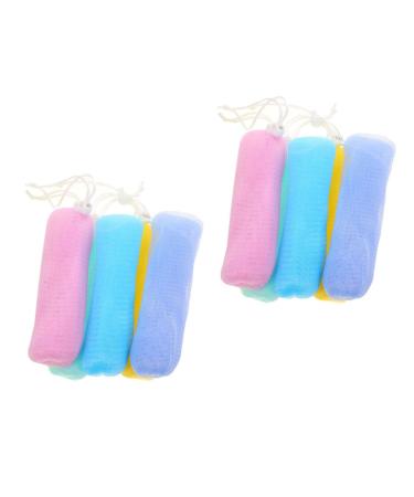 Baluue 10pcs Foaming Soap Mesh Bag Face Cleansing Foaming Exfoliating Soap Bag Soap Sleeve Foaming Net As Shown 1