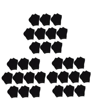 Beavorty 30 Pairs Silicone Heel Socks Outdoor Foot Socks Moisturizing Sock Cracked Heels Silicone Heel Pads Breathable Foot Sleeves Heel Protector Heel Socks for Dry Winter Items Anti-Crack