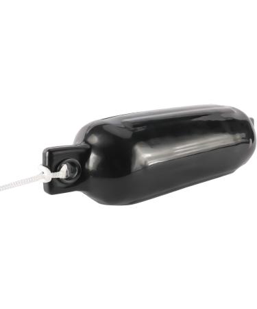 NovelBee 4 Pack 4.5x16 Ribbed Boat Fender Set with Lines, Pump & Needle - Black - Buy Online on GoSupps.com