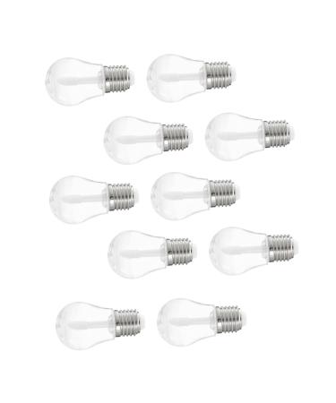 Alipis Tubes de Gloss L vres en Plastique 10 Pi ces Mini Taille Transparente Forme Ampoule pour Fabrication Maison Cosm tiques Voyage