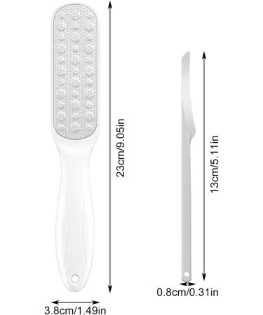 Foot Scraper Pedicure Scraper Set for Feet 2 Pieces Foot Scrubber Dead Skin Remover - Pedicure Tool Set Foot Callus Removal Tool for H Sanding Scraper - Buy Online on GoSupps.com