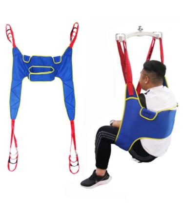 Patient Lift Sling for Sitting Patient Aid Sit to Stand Transport Patient Lift Sling Stand Assist Sling Toileting Commode Sling for The Care of The Elderly Disabled Walking Sling Transfer Strap L