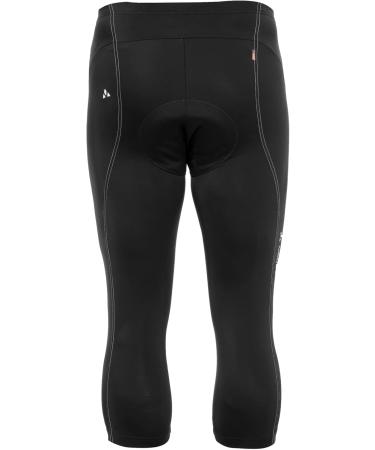 VAUDE Men's Active 3/4 Cycling Pants - Padded Black Uni for Optimal Comfort & Performance International Shipping Available - Buy Online on GoSupps.com