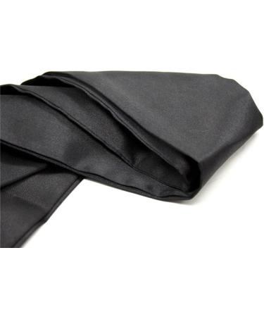 Black Satin Sleep Mask Eyeshade with Slim Ribbon - Perfect for Cosplay and Stage Shows - Buy Online on GoSupps.com