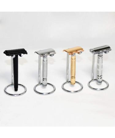 ONDIAN Chuncin Men's Double Edge Metal Shaving Brush Stand Holder - Premium Razor Accessory for a Superior Shave | International Shipping Available - Buy Online on GoSupps.com