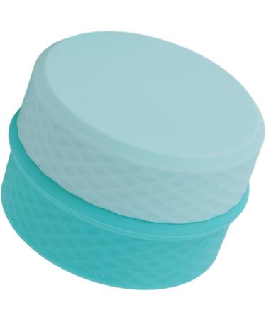 Silicone Cream Jars with Spoon Refillable Empty Travel Silicone Makeup Containers Portable Leakproof 12ml for Women for Outdoor (Light Blue) - Buy Online on GoSupps.com