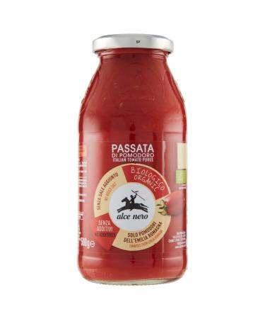 Italian Gourmet E.R. Lot de 3 pur es de tomates bio Alce Nero passata di pomodoro bio 500 g