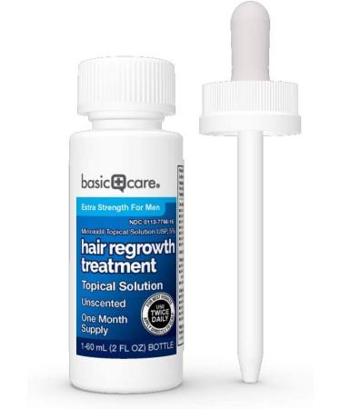 Amazon Basic Care Minoxidil Topical Solution 5% for Men - 2 Fl Oz (Pack of 6) - Hair Regrowth Treatment - Extra Strength - Buy Online on GoSupps.com