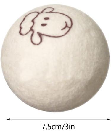 12-Pack Wool Dryer Balls Reusable Natural Fabric Softeners Reduces Clothing Wrinkles and Saves Drying Time Laundry Balls for Dryer - Buy Online on GoSupps.com