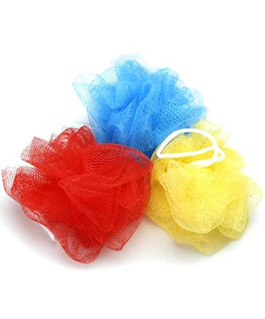 Bath Poufs Shower Sponge 10-Pack in Assorted Colors - Buy Online on GoSupps.com