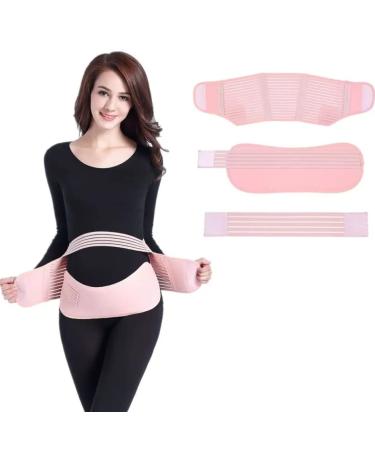 ZiaWorld Care Maternity Pregnancy Support Belt - Pink, Size L | Belly Band for Back and Abdomen Support | Post-Partum Belly Belt for Comfort and Relief - Buy Online on GoSupps.com