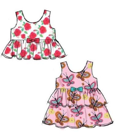 McCall Pattern Company M6944 Toddlers' Top Dresses Rompers Panties Size CAA - All Sizes in One Envelope - Buy Online on GoSupps.com