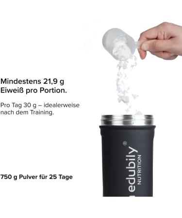 edubily nutrition Concentr de prot ines de lactos rum - Poudre prot in e tr s soluble base de lait bio certifi - Sans sucre (750 g vanille) Vanille 750 g - Buy Online on GoSupps.com