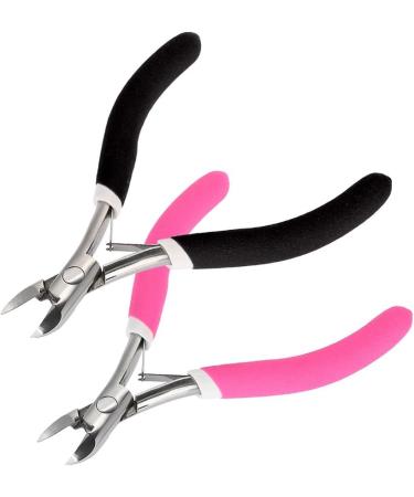 LINKANRUO Toenail Clippers Stainless Steel Nail Cutter Nail Scissor Cuticle Remover Nails Nipper for Thick or Ingrown Toenails Scissors (Color : Black) - Buy Online on GoSupps.com