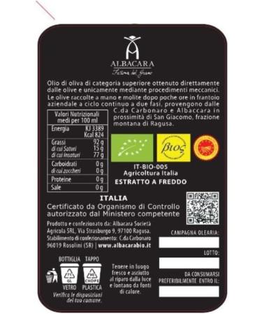 Albacara Bio Box-EVO Oil Grandfather Giovanni and Wholemeal Pasta with Ancient Grains of Sicily - Buy Online on GoSupps.com