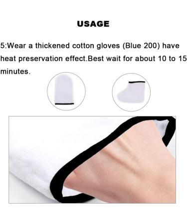 Paraffin Wax Gloves Hand Foot Care Exfoliating Covers Paraffin Wax Protection Retain Heat Hand Foot Care Gloves Set for Removing Dead Skin hand moisturizer gloves - Buy Online on GoSupps.com