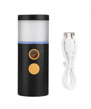 Nano Facial Sprayer Rechargeable Portable Nano Spray Mini Face Mist Handy Sprayer Atomization Moisturizing Face Steaming Sprayer 20ml Face Steamer Sprayer for Skin Care Eyelash(Black)
