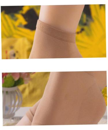 minkissy Open Toe Socks Spa Heel Socks Heel Protectors Cracked Heel Socks Silicone Heel Socks Gel Heel Socks Dry Heel Socks Heel Cover Gel Heel Guard Gel Heel Sleeve Moisturizing Gel Set - Buy Online on GoSupps.com