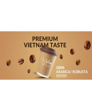 Wakey Premium Vietnamese Coffee Drip Bag- 50% Robusta & 50% Arabica 12 count - Buy Online on GoSupps.com