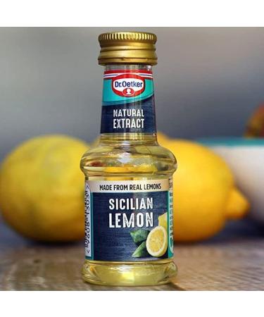 Dr. Oetker | Sicilian | Lemon Extract | 35ml (Small Bottle) | (Pack of 4)