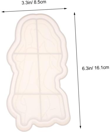 COHEALI 3 Pcs Tray Silicone Mold Silicone Molds Handmade Mold Simple Mold Creative Tray Mold Tool Body Whitex3pcs 16.1X8.5CMx3pcs - Buy Online on GoSupps.com