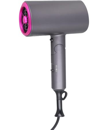 Grey Folding T Shape Electric Hair Dryer - Portable 1200W Blow Dryer for Home Salon Travel - US Plug 110V - Buy Online on GoSupps.com