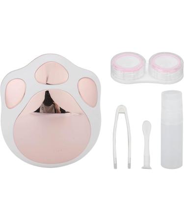 Buy Cartoon Style Pink Contact Lens Container - Travel-Friendly Plastic Case for Individual Use - Buy Online on GoSupps.com