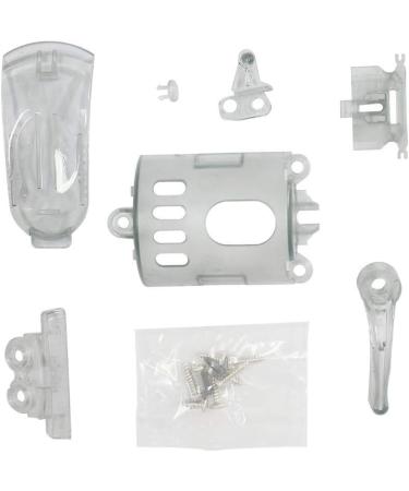 RIYAN 1Set Gray Hair Clipper Back Housing Cover Clear Front Lid for Hair Trimmer Tools Kit - Buy Online on GoSupps.com