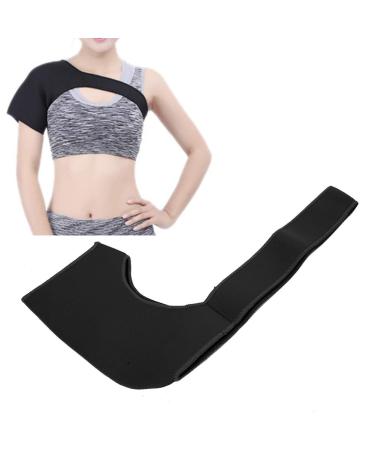 ANGGREK Sport Shoulder Brace | Adjustable Compression Sleeve for Men & Women | Supportive Shoulder Pad (Black) - International Shipping Available - Buy Online on GoSupps.com