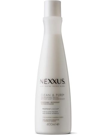 Nexxus Clean & Pure Professional Detox Balm for Oily Hair Elastin-Based Formula and Mar Clean & Pure Conditioner