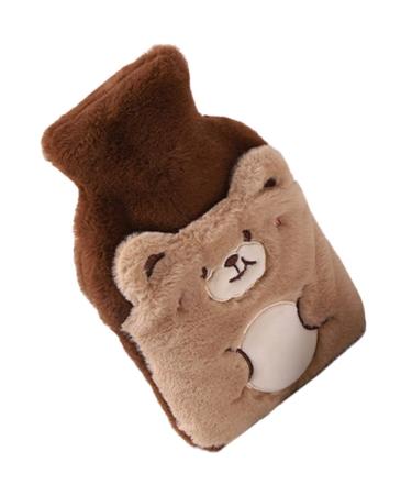 Pl sch heat bag heat bottle Wulmilet cover waterwell Heated cuddly toys against cramps water heating pillows cartoon hot water bag kettle medium child rubber white